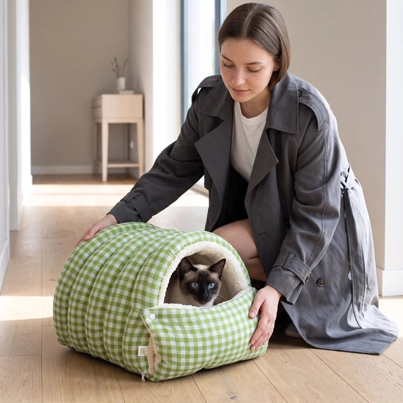 Panier pour Chat avec maman